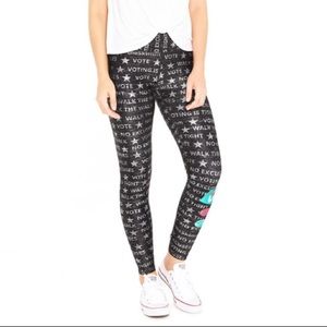 Terez No Excuses Vote the Skimm Leggings